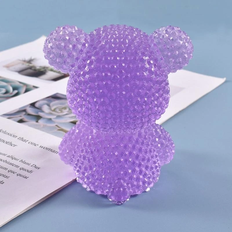 N5KA Handicrafts Soap Resin Casting Mold DIY Crafts Jewelry Bear Ornament Mold