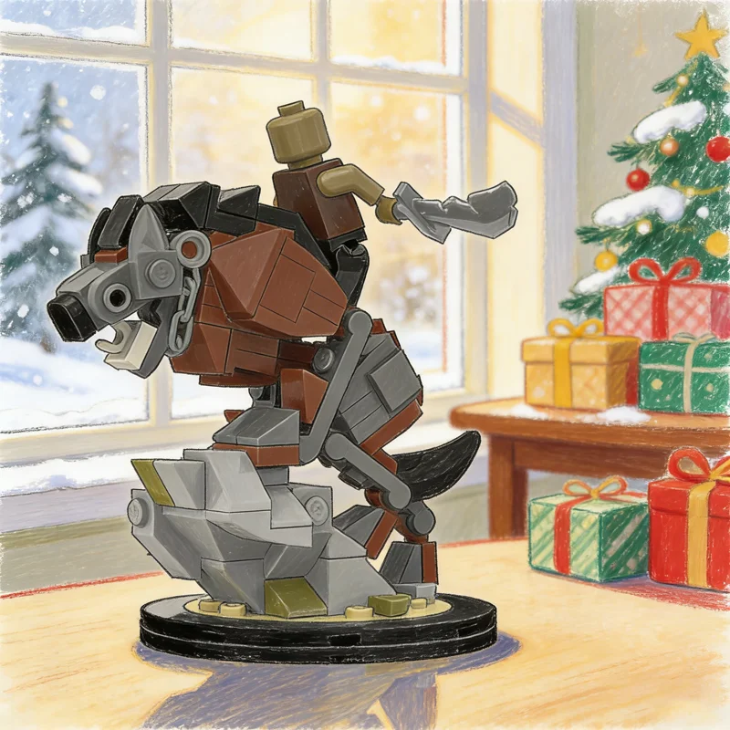 ตัวต่อ MOC 126 ชิ้น ชุดนักรบฮอบบิท ลอร์ดออฟเดอะริงส์ ของเล่นแบบประกอบเอง ของขวัญคริสต์มาส บล็อกสร้างสรรค์ ไอเดีย DIY