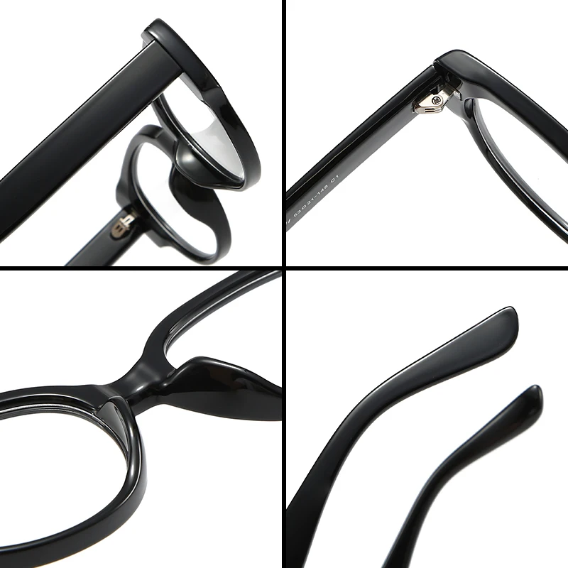 نظارات KAROS المستديرة الخالدة، إطار عين القطة، وصفة طبية قابلة للتخصيص، مضادة للضوء الأزرق، فوتوكروميك تقدمية #6