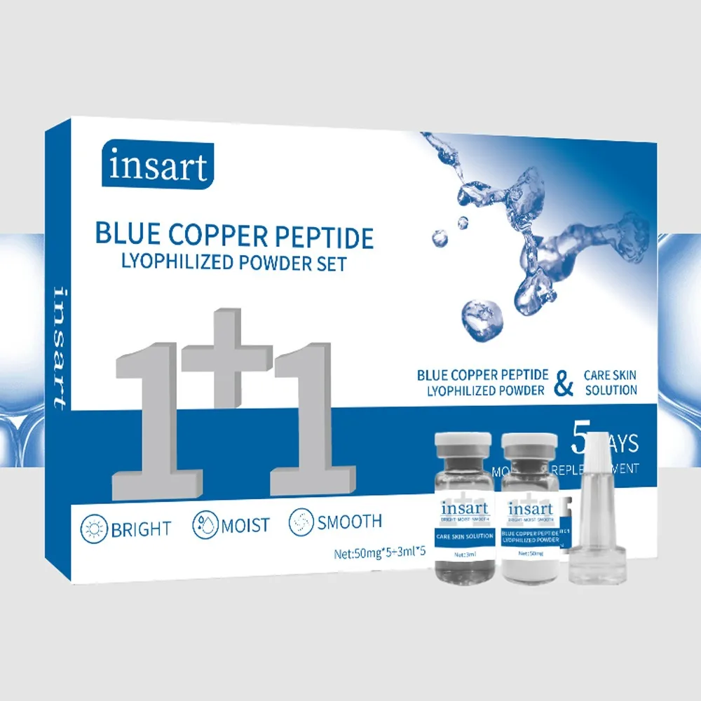 VC Collagen Blue copper peptide Lyophilized Powder Face Serum Anti Aging Brightening Moisturizing Essence for All Skin Skincare