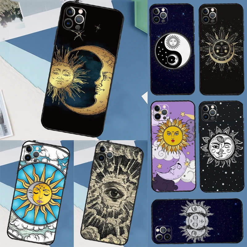 حافظة SUN AND MOON Mystic Zodiac لهاتف Honor Magic 8 Pro 5 6 7 Lite لهاتف Honor 200 400 90 70 50 X8a X8b X9a X9b X9c #1