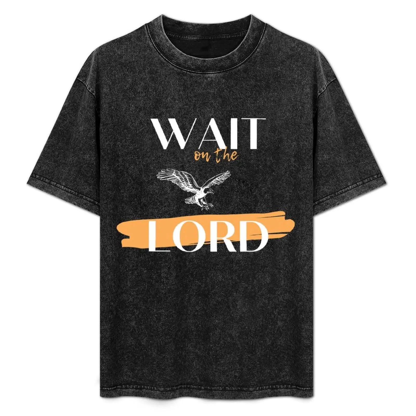 Wait on the Lord T-Shirt sublime boys whites heavyweight t shirts for men