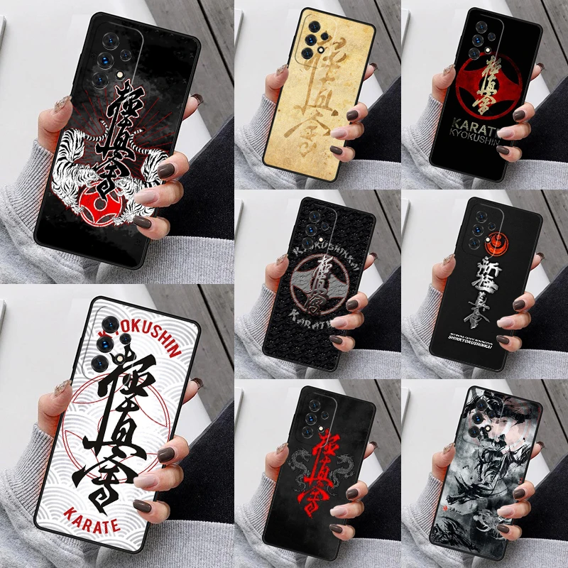 

Oyama Kyokushin Karate Phone Case For Samsung Galaxy S25 S23 S30 S8 S21 S20 FE S24 S22 Note 10 20 S8 Plus lite Ultra
