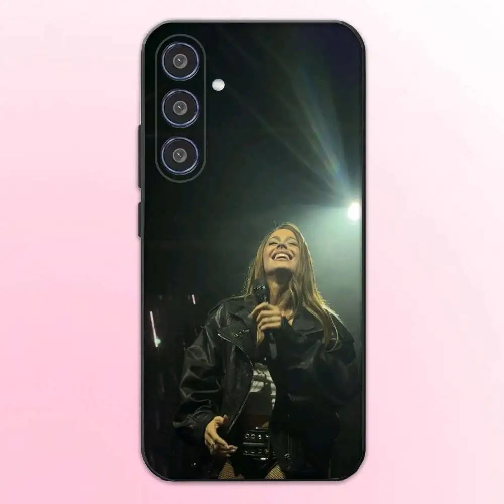 T-Tini S-Stoessel Singer  Phone Case  For Samsung Galaxy A73,A72,A71,A70,A53,A52,A51,Others Soft Black Cover