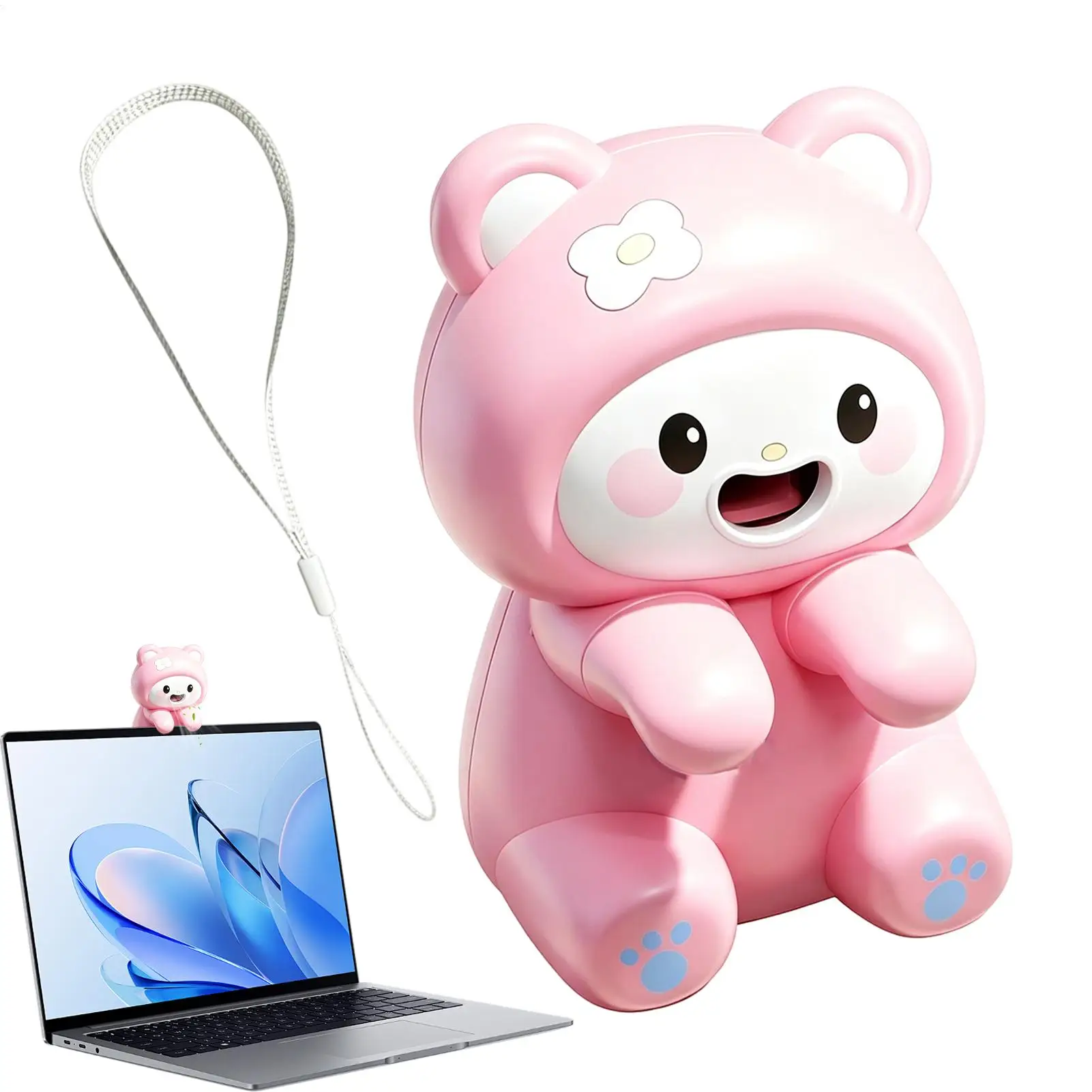 

Mini Food Cooling Fan Quiet Animal Shape USB Rechargeable Personal Soup Cooler Fan For Soups Stews Coffees Teas Baked Goods