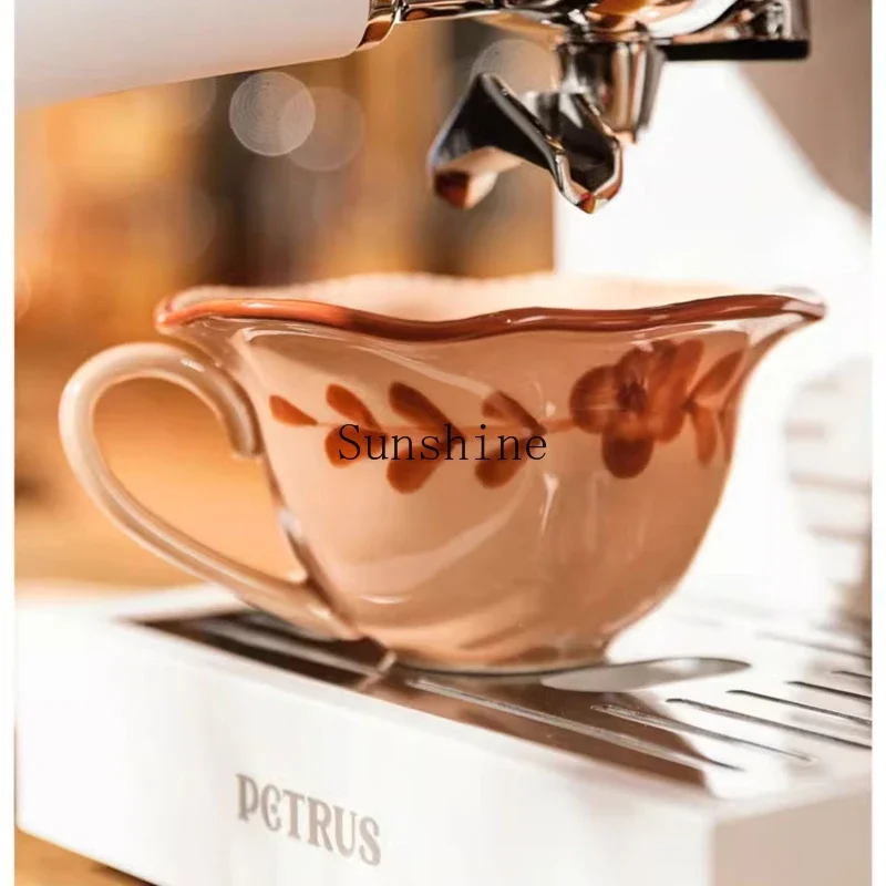 Coffee cup saucer high-end exquisite cup gift box