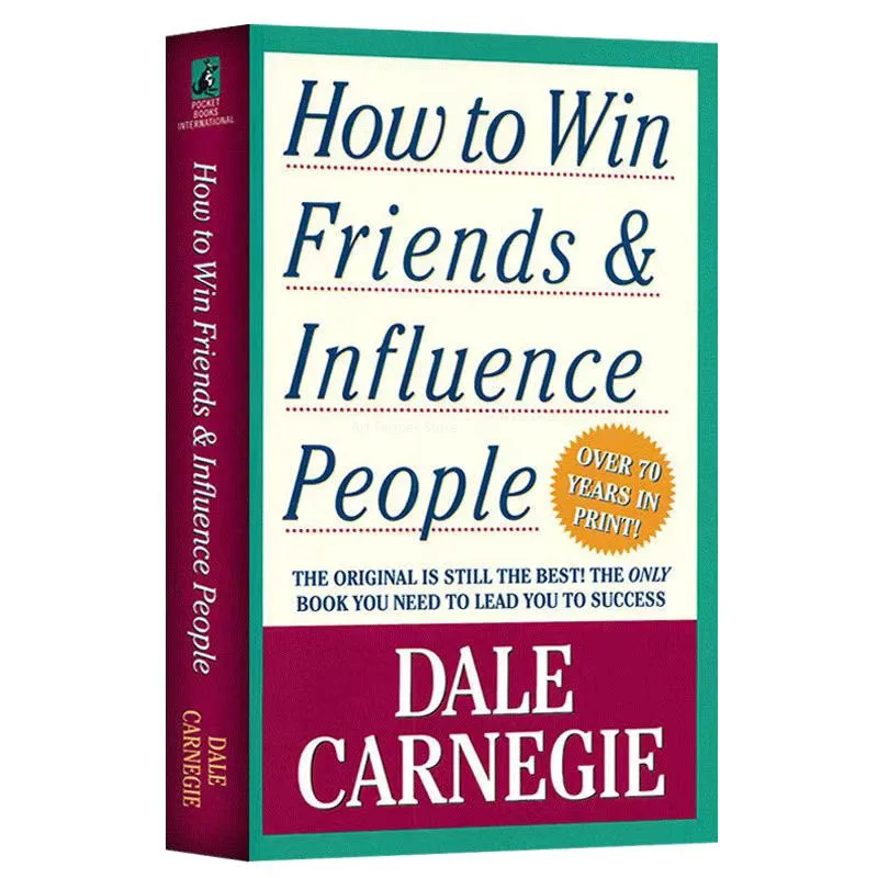 Libro de lectura para adultos, cómo ganar amigos e influir en las personas, Dale Carnegie, habilidades de comunicación Interpersonal, mejora automática