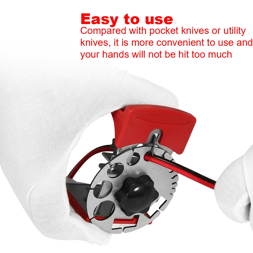 휴대용 조정 가능한 깊이 케이블 스트리퍼, 전기 도구, 스키밍 블레이드, 핸드헬드 빠른 필링 도구, 와이어 커팅 나이프