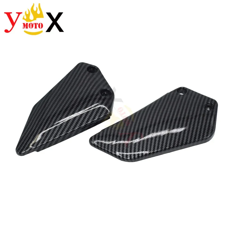 CBR 250 MC19 MC22 (Carbon Pattern) Side Foot Peg Rest Protection Panel Cover Guard For Honda CBR250 CBR250R CBR250RR 1988-1994