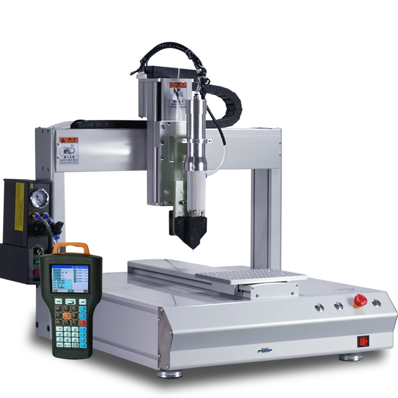 

Customized 3 Axis Or 4 Axis Automatic Glue Dispenser Robot CNC Programming Glue Dispensing Machine