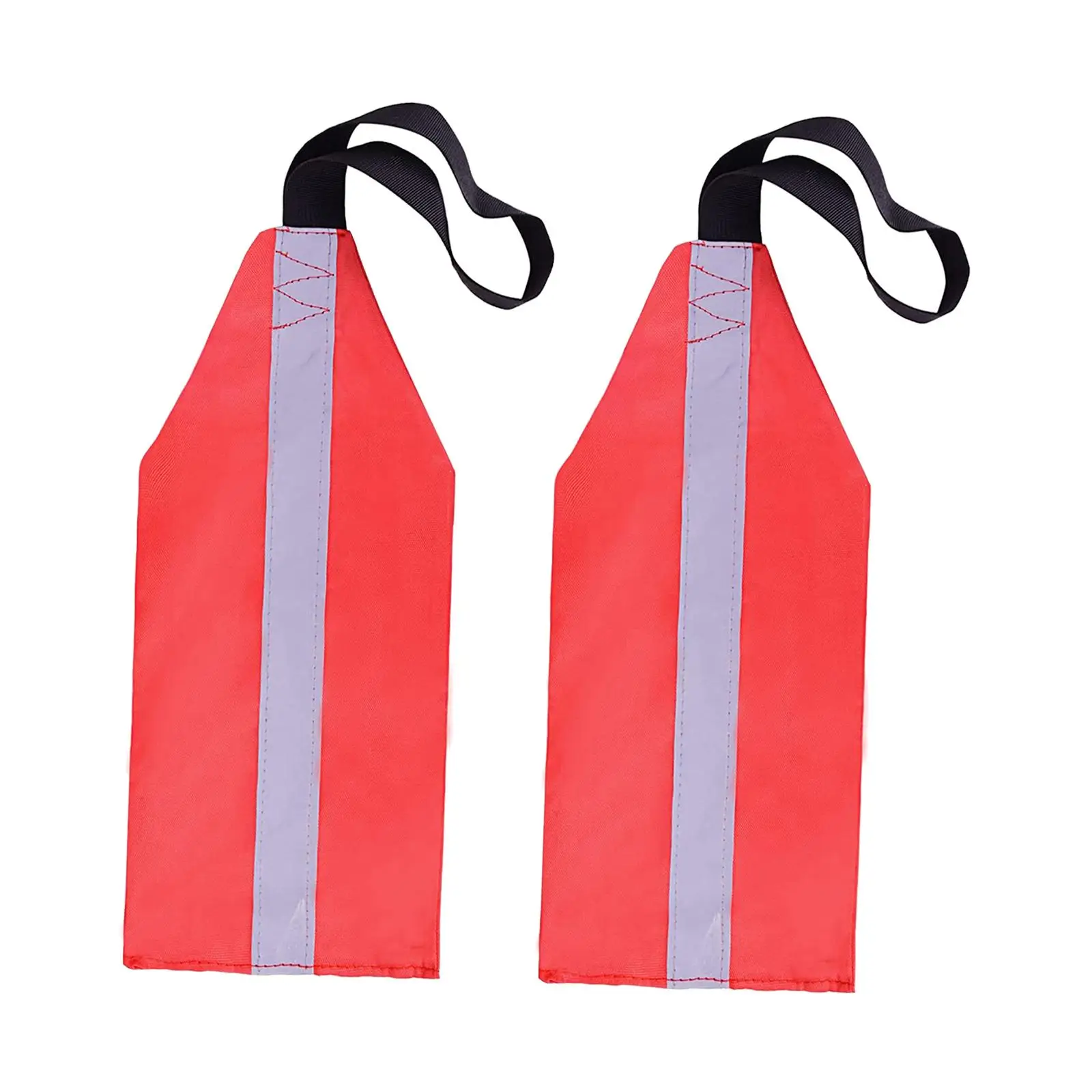 

Kayak Safety Flag with Webbing Canoe Towing Warning Flags Sign for Cargo Safety