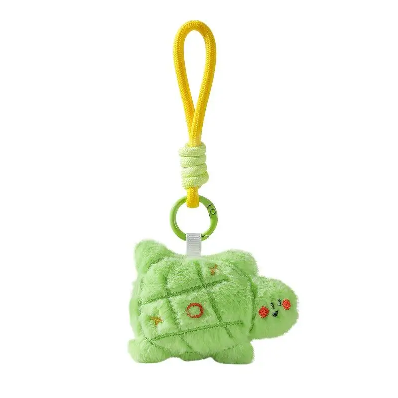 لطيف المحيط الحيوان أفخم دمية التميمة محشوة اللعب المفاتيح قلادة الحبل حقيبة حلي معلقة على ظهره سحر كيرينغ الاطفال هدية