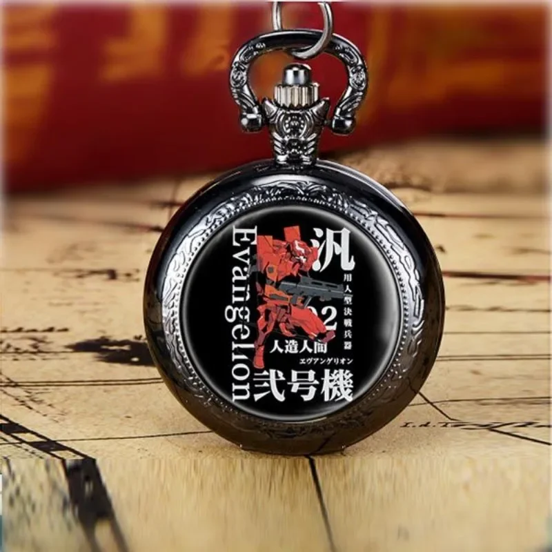 Neon Genesis Evangelion EVA Third Apostle Cartoon Anime Cute Fashion Peripheral Youth Pocket Watch Creative Personalized Gift