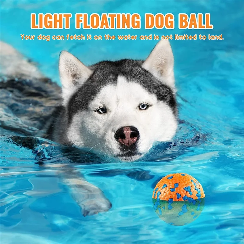 -AT52 4Piece Interactive Dog Balls Puppy For Boredom And Stimulating, Dog For Chewers,For Large Medium Small Dog