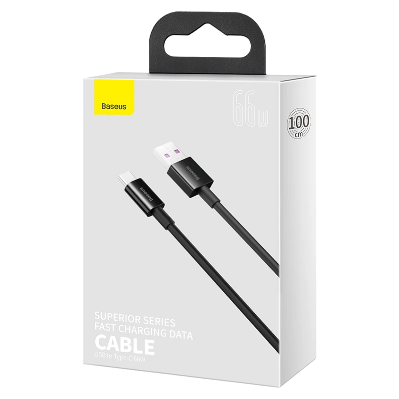 Baseus Superior Series Fast Charging Data Cable USB to Type-C 66W 100W Type-C to Type-C 100W