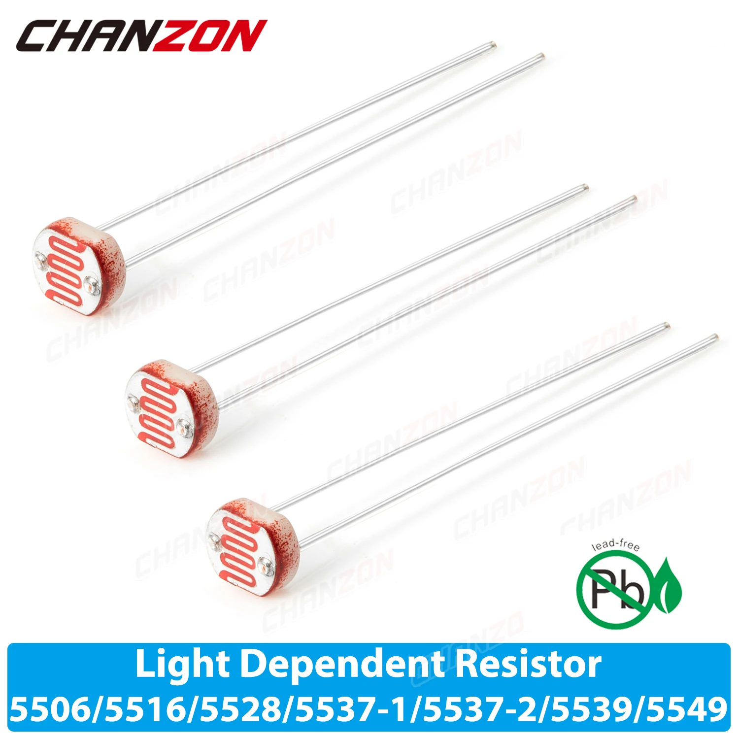 20pcs Photoresistor 5506 5516 5528 5537 5539 5549 Photo Resistor 5mm GL5506 GL5516 GL5528 GL5549 LDR Light Dependent Resistant