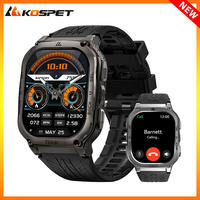 2024 KOSPET TANK M3 Smartwatches For Men Fitness Digital Smart Watch Women AMOLED Bluetooth Call AI Voice 480mAh Rugged Watches