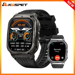 2025 KOSPET TANK M3 Smartwatches For Men Fitness Digital Smart Watch Women AMOLED Bluetooth Call AI Voice 480mAh Rugged Watches