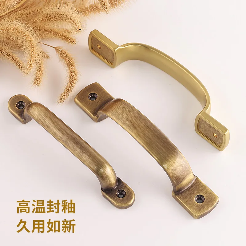 American Vintage Window Handle Old-style Brass Hardware Pull Brass Drawer/cabinet/cupboard Door Handle Minimalist Metal Pull