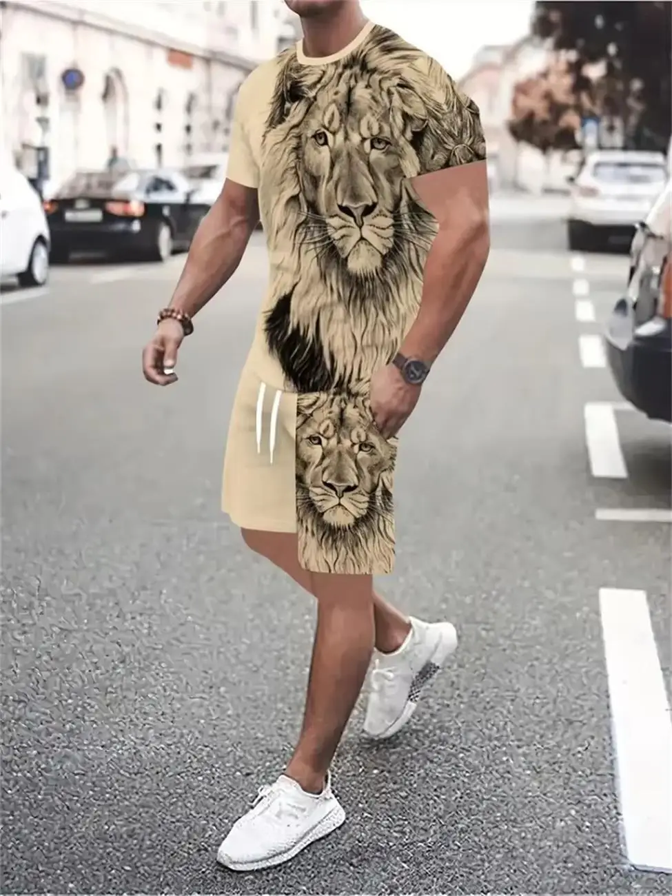 

Letter Print Summer Men Tshirt Suit Men's Short Sleeve Top And Shorts Harajuku Street Fashion Kid Tshirt Suit Women Clothes Set