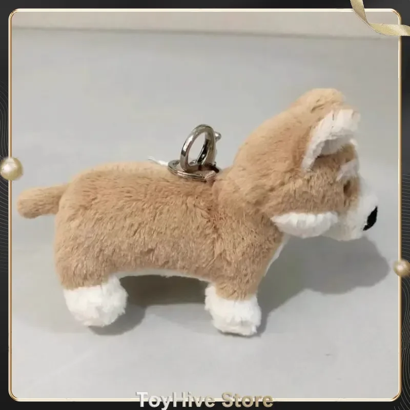 Jellycat UK Zabawny, uroczy pluszowy breloczek do kluczy w kształcie szczeniaka corgi, zawieszka do torby, prezent na urodziny, Boże Narodzenie, dostępny od ręki.