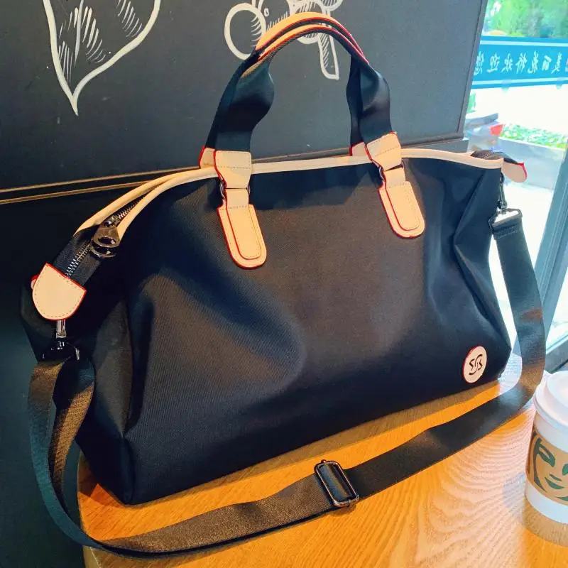 

Trendy Large Capaci Travel Bag Women's Korean Sle Handbag Fitn Bag Single oulder Slant Cross Bag for ort Trips