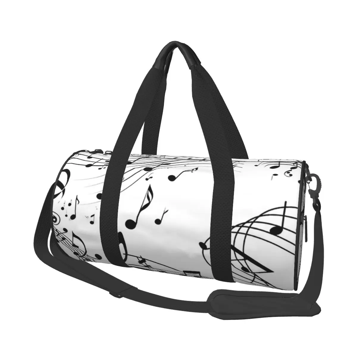 

Abstract Piano Keys With Musical Notes Large Duffle Gym Bag Waterproof Duffle Travel Bags Handbags Fitness bag