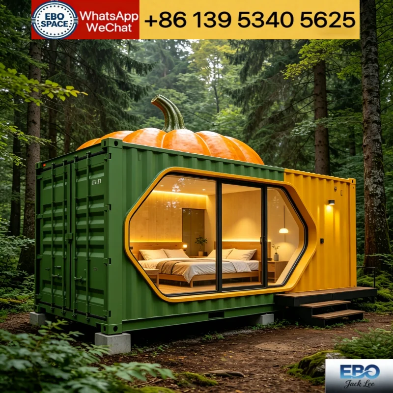 Low Cost 3 Bedroom Expandable Container Prefab House Fully Equipped Foldable Mobile Living Unit Holiday Cabin