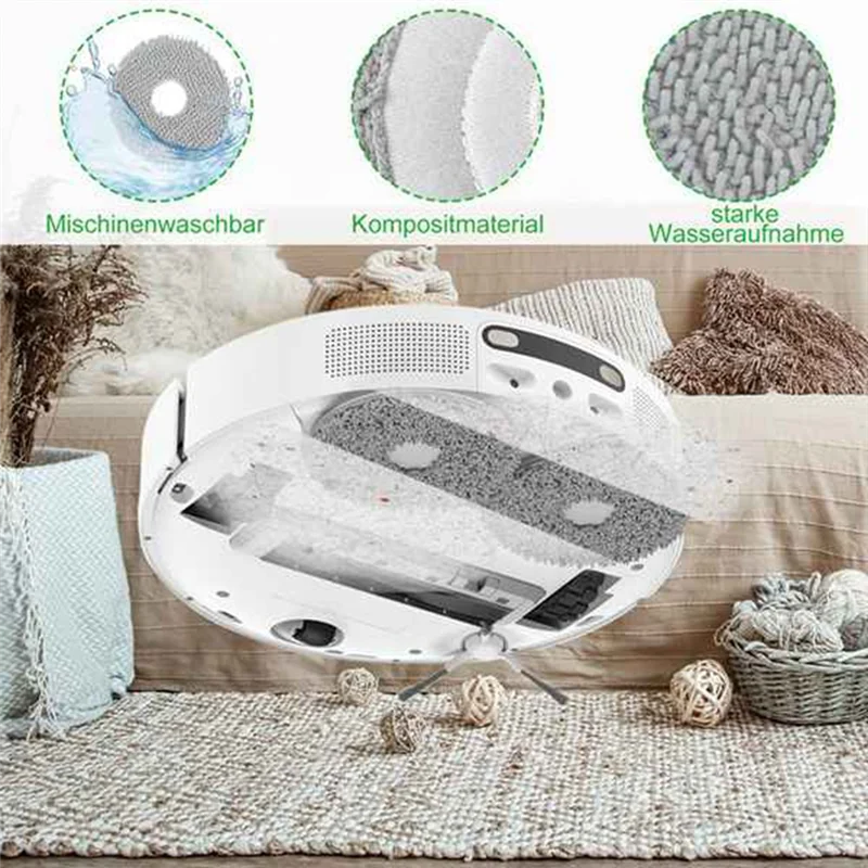 Top Deals Main Side Brush HEPA Filter Mop Pad Replacement Parts Plastic For Dreame L20 Ultra/X20 Pro Robot Vacuum Parts