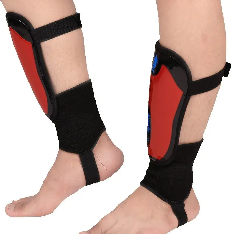 Espinilleras, venta al por mayor de fábrica, deportes de fútbol de alta calidad, cómodas espinilleras más gruesas, soporte para niños y adultos