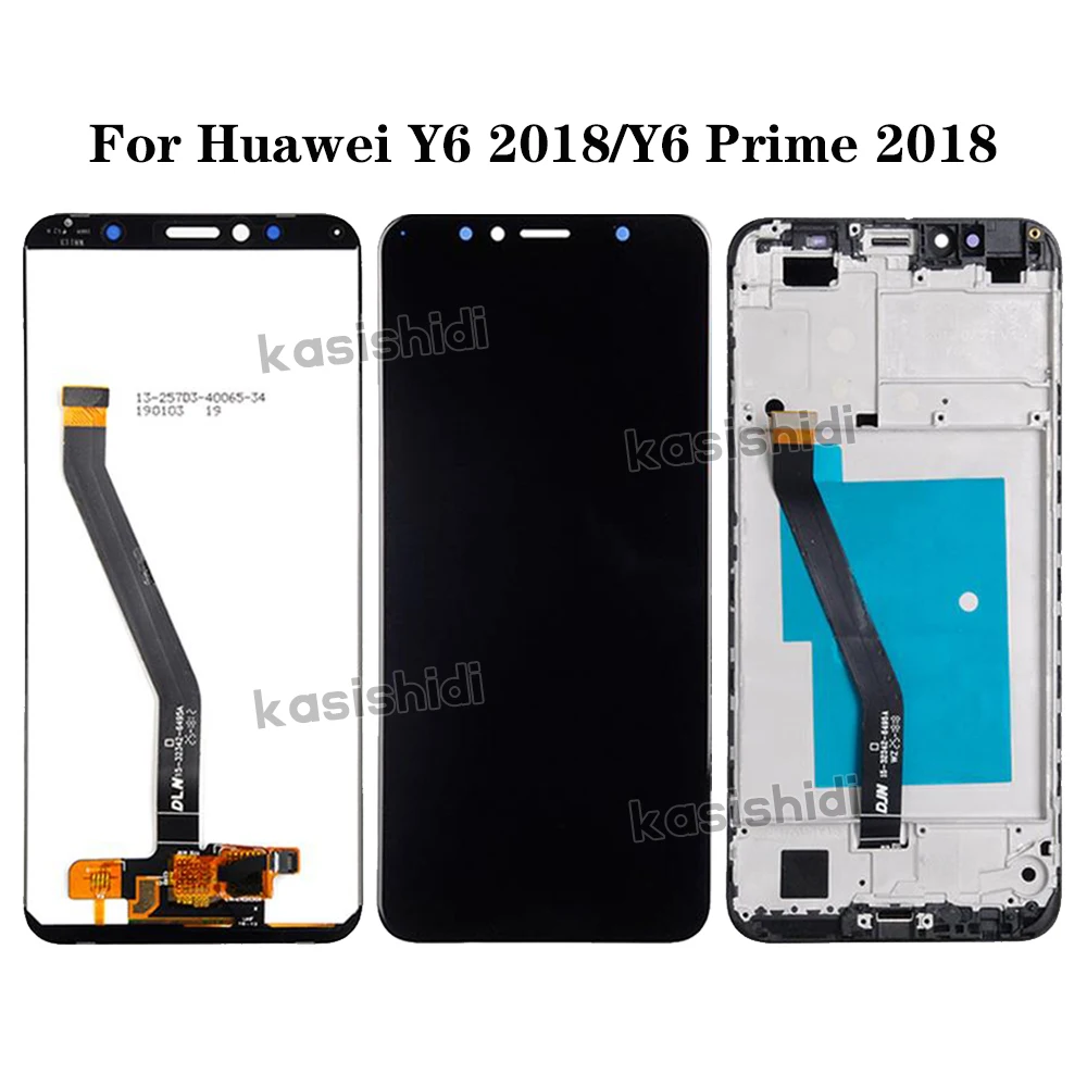 Display For Huawei Y6 Prime 2018 LCD Y6 2018  Touch Screen Panel Digitizer ATU L11 L21 L22 LX1 LX3 L31 L42 Assembly Replacement