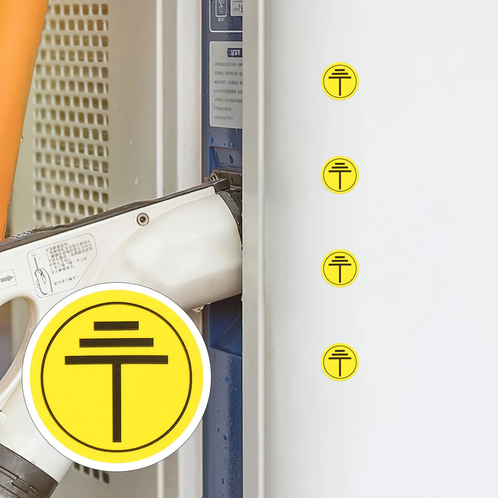 

400Pcs Caution Electrical Hazard Stickers Heavy Duty Waterproof Oil Resistant Paper Labels Strong Adhesive for Exposed Wires