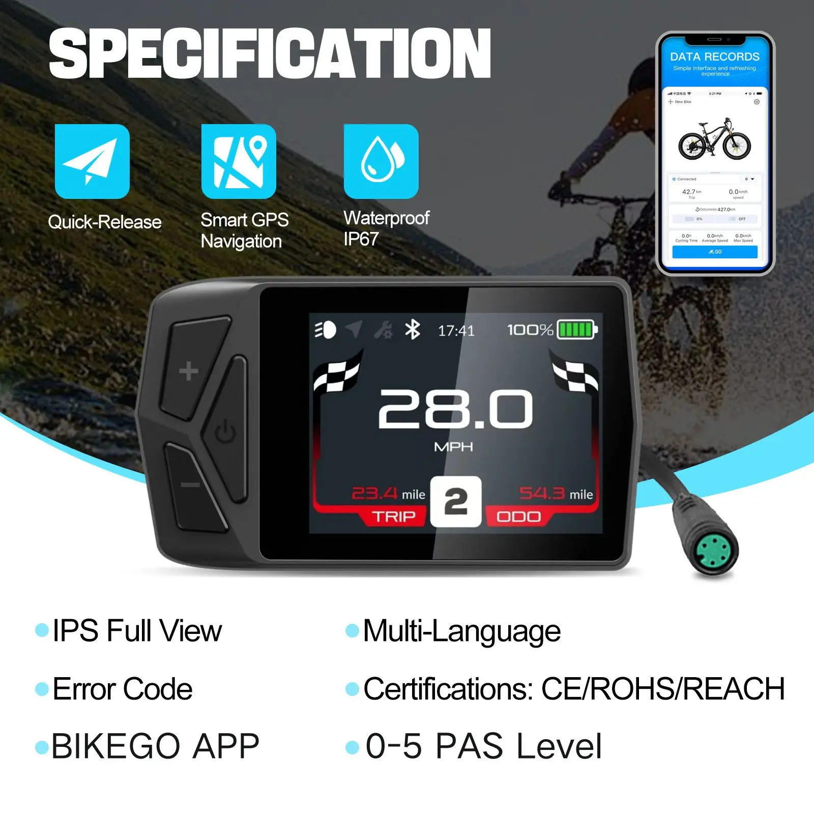 طقم تحويل EBIKE مع بطارية - TONGSHENG TSDZ8 750W دراجة كهربائية متوسطة المحرك محرك قوي (أحدث البرامج الثابتة لمستشعر عزم الدوران)