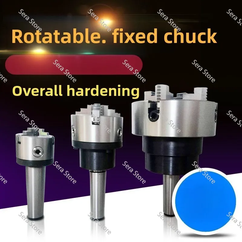 Rotary Type Taper MT2 MT3 MT4 MT5 Lathe Chuck Shank Flange 3 Jaw 4 Jaw Chuck Adapter 80mm 100mm 125mm 160mm 200mm