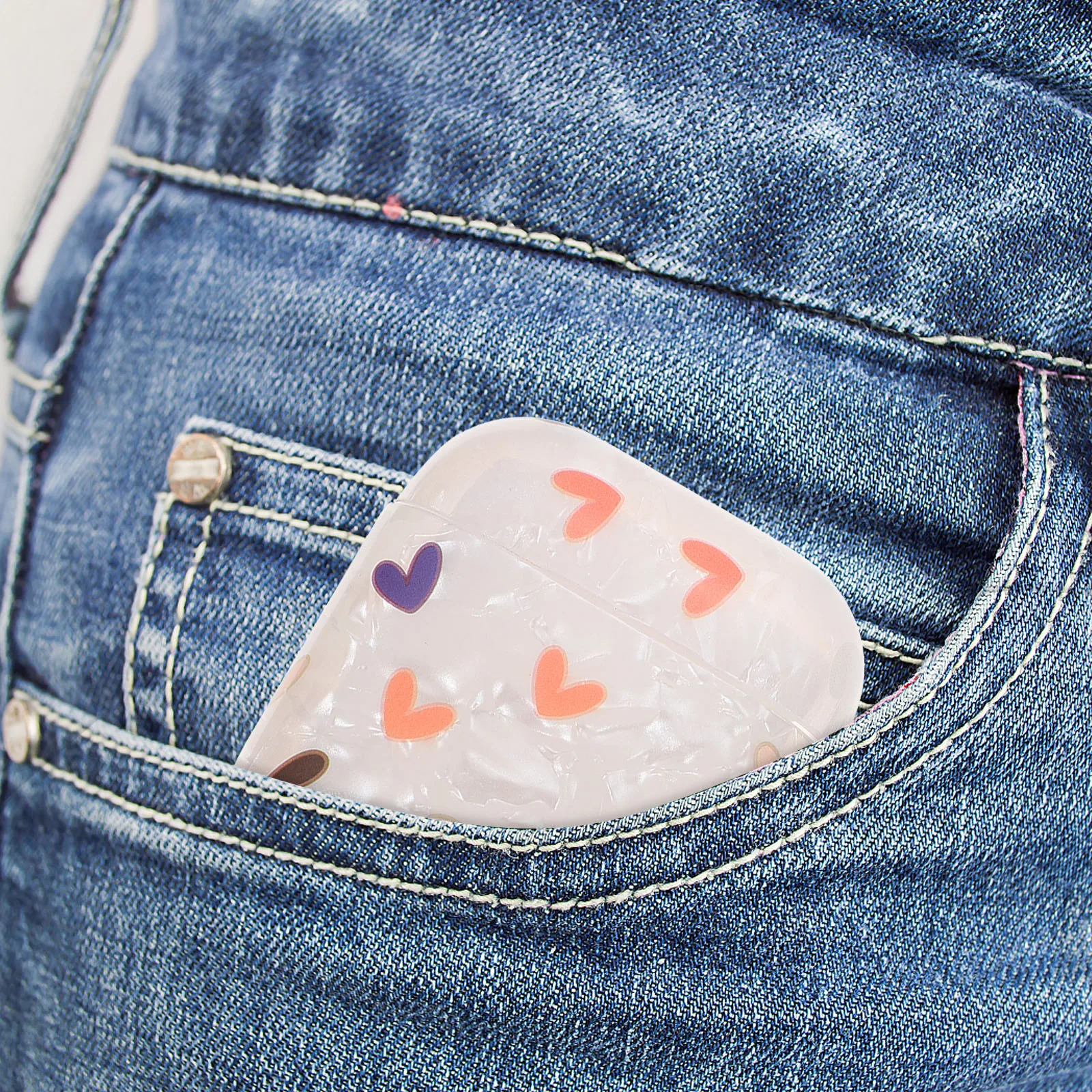 

Premium Heart Earphone Protective For Lightweight Portable Earbud Case Cover Wear-Resistant Earphone Holder