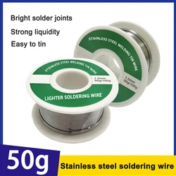 Stainless steel solder wire covered electrode copper-iron battery welding tin wire electric soldering iron lighter welding wire