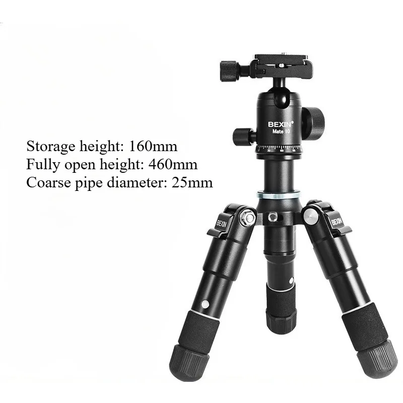 

Aluminum Alloy Desktop Tripod Single Micro Reflex Camera Mini Photography Stand Mobile Live Streaming Tripod