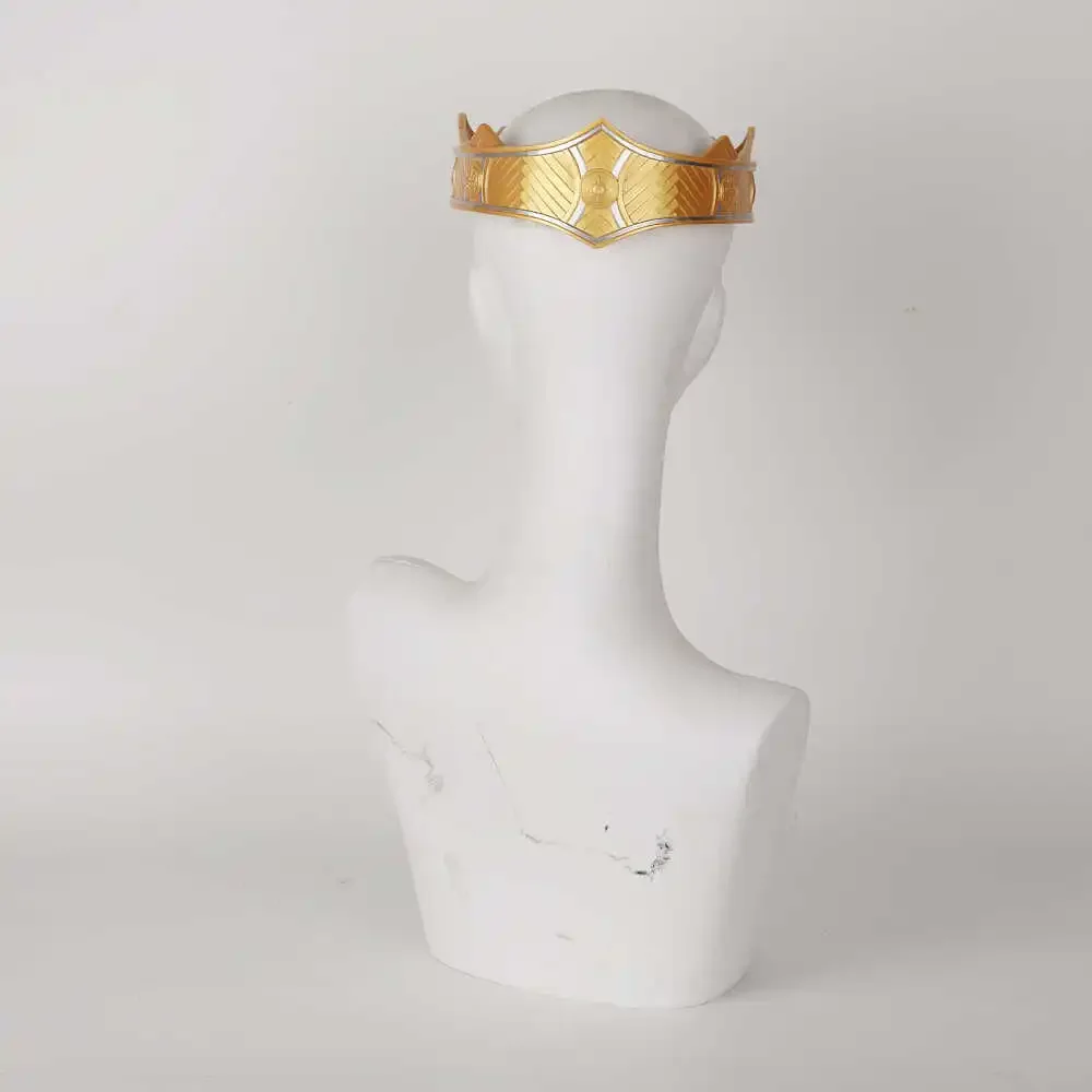 Diadema de la familia del Dragón de la película, accesorios para el cabello para Halloween, Rhaenyra Targaryen, corona Unisex, corona dorada