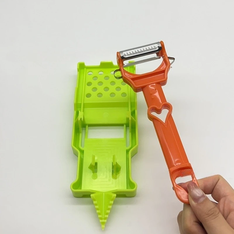 

2 in 1Multi-functional Kitchenware Set, Upgraded Julienne Peeler Vegetable Peeler, All Kinds of Fruits and Vegetables Slicer