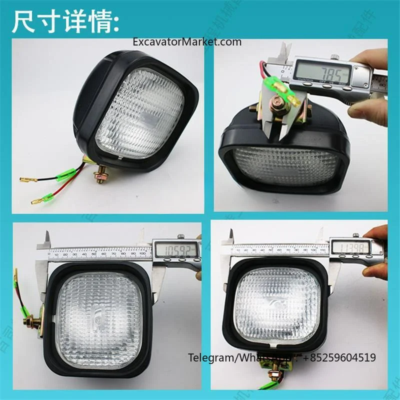 For Yanmar 20/30/40/50 Headlight Boom Light Front Work Light Top Light high quality Excavator accessories