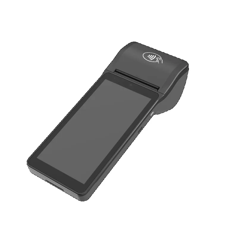 

Handheld Android 12 POS System Terminal 5.5 Inches Touch Screen Pos with 58mm Receipt Label Printer NFC Scanner Mobile POS