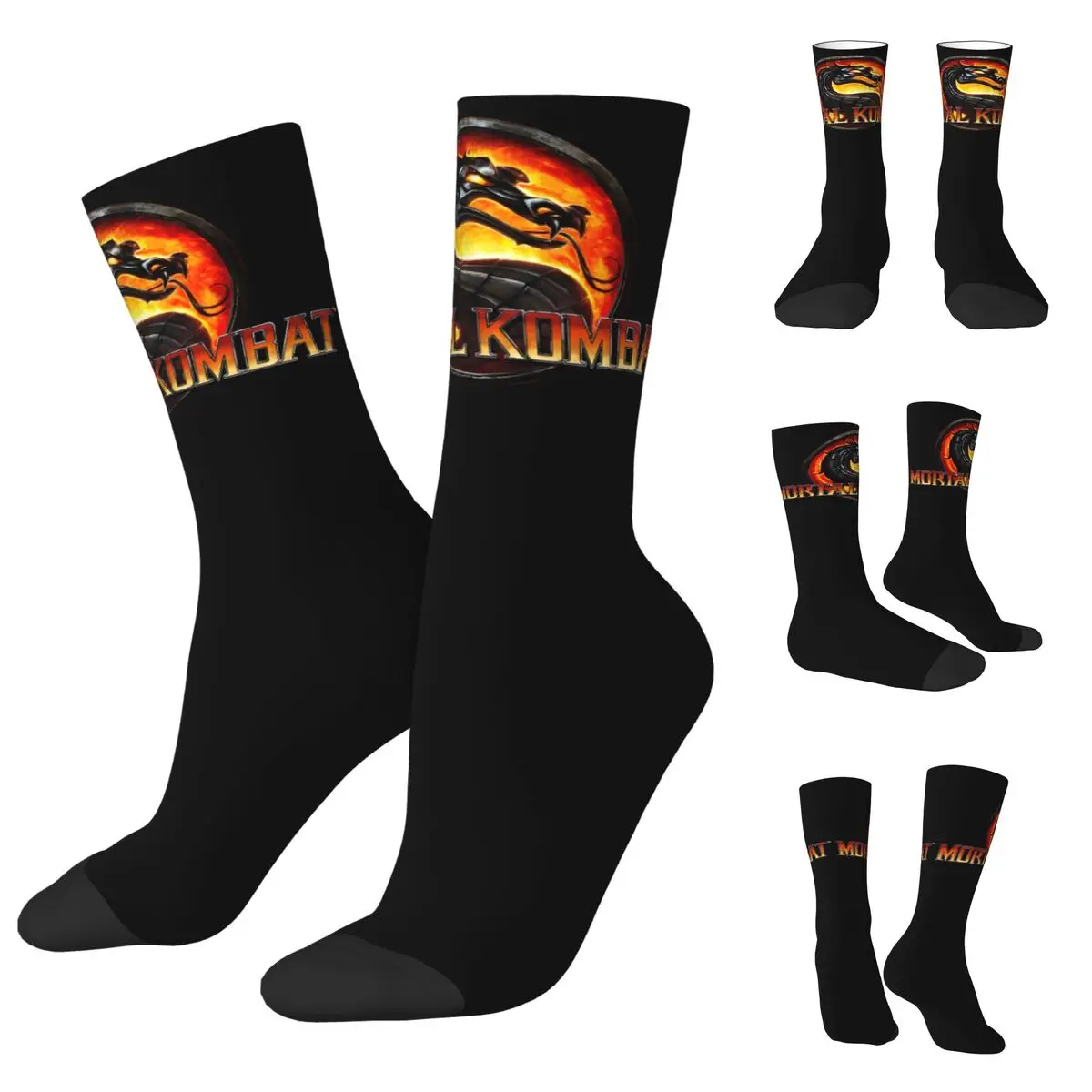 

Mortal Kombat MK Unisex Socks,Warm 3D Print Happy Socks Street Style Crazy Sock