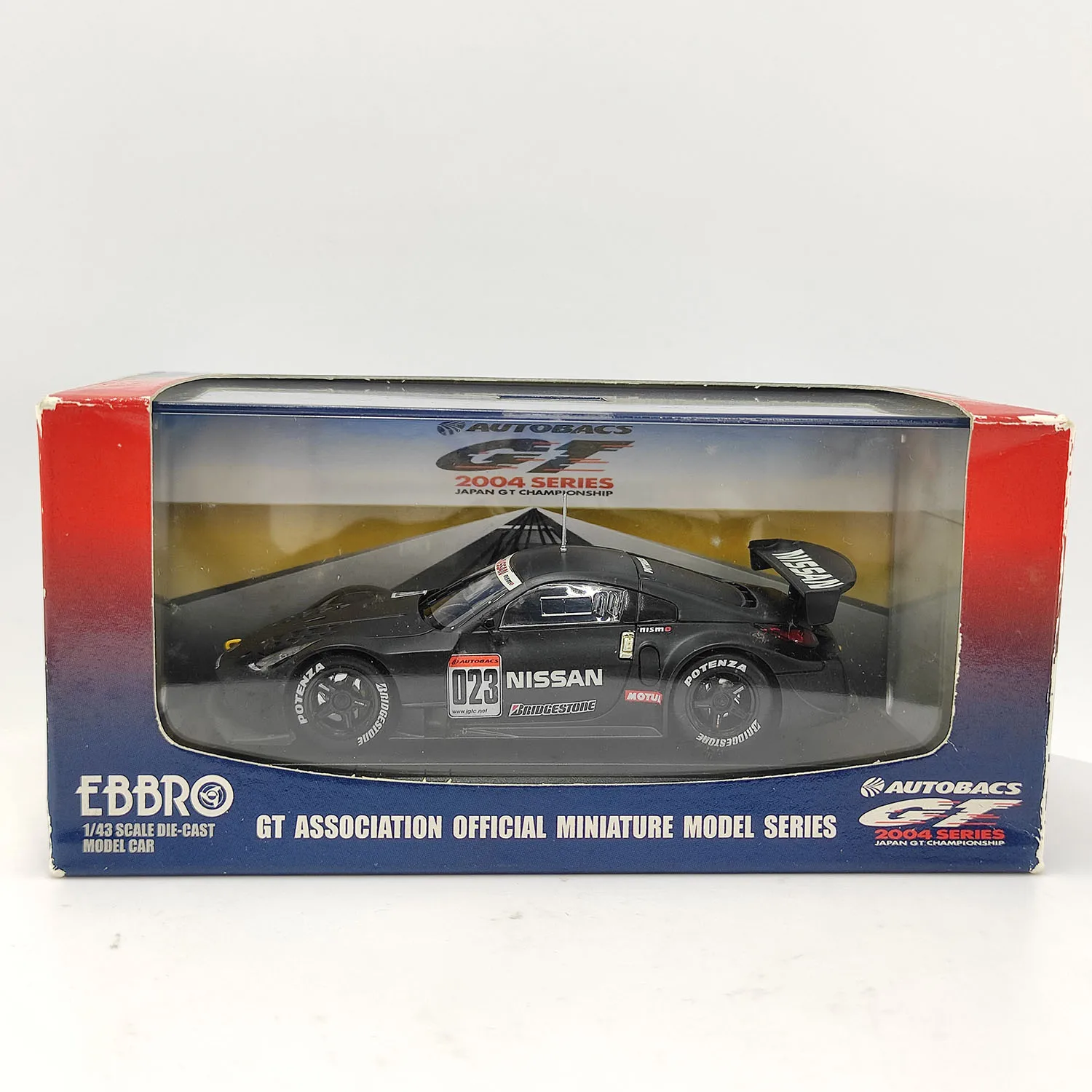 Diecast EBBRO 1:43 Scale JGTC 2004 Z Test Car #023 Alloy Car Model
