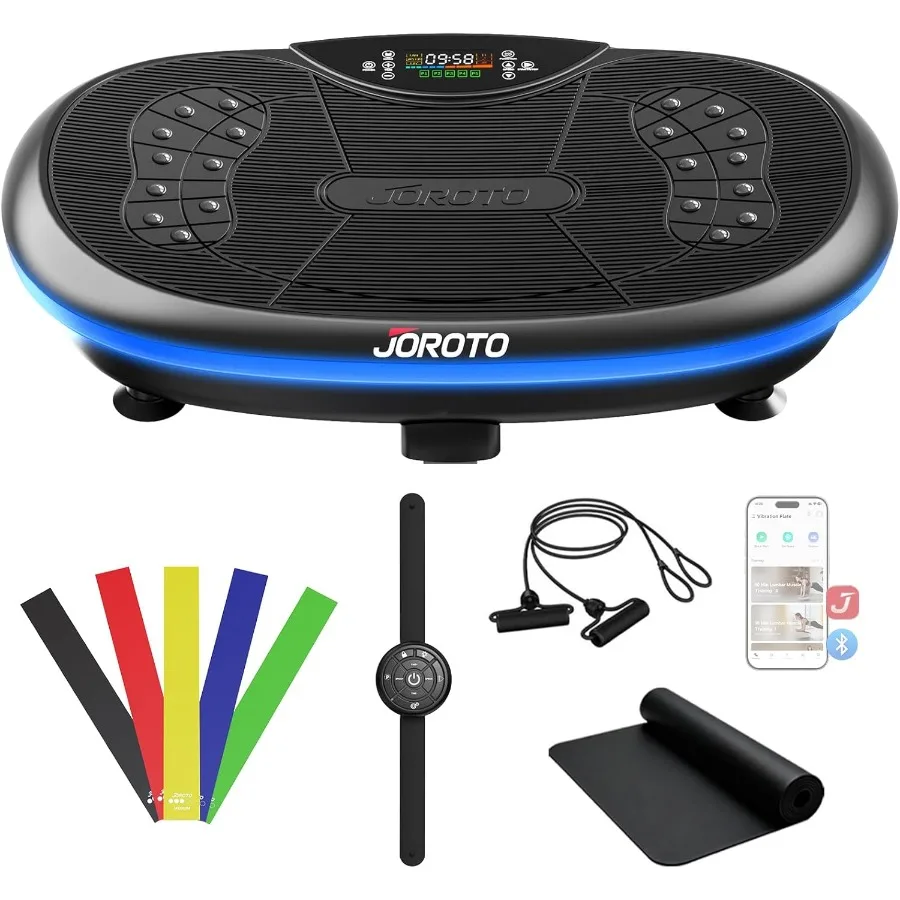 

4D Vibration Plate Exercise Machine 3-Motor App-Controlled High-Intensity Adjustable Speed Vibration Plate for Weight Loss Lymp