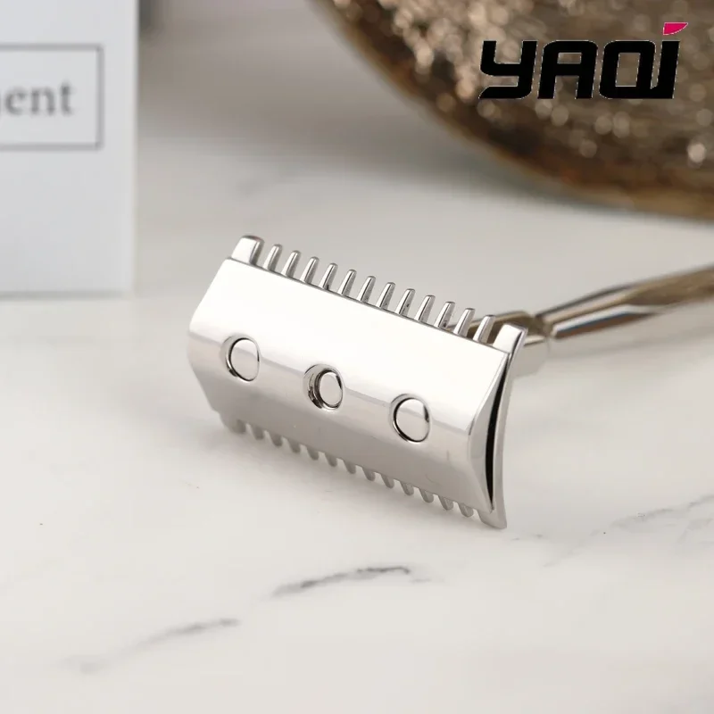 Beard Shaver Yaqi PAGODA MIRABILIS Stainless Steel Safety Razor Collectibles Birthday Gift For Boyfriend