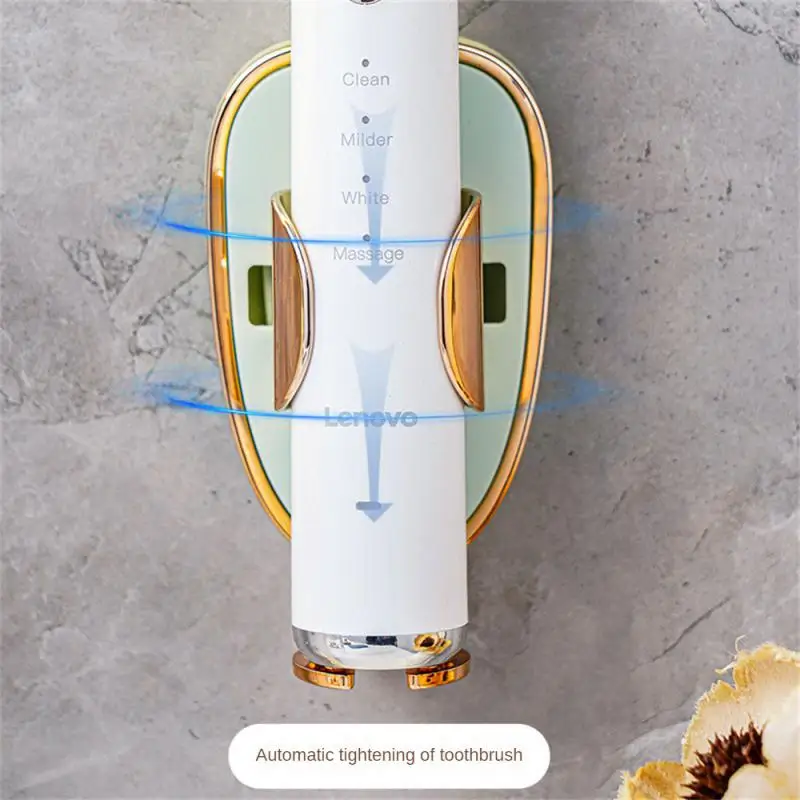 Electric Toothbrush Holder Wall-mounted Punch-free Home Adjustable Gravity Induction Bathroom Toothbrush Storage Rack