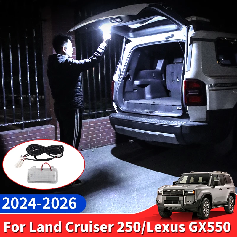 

For Toyota 2024 2025 Land Cruiser Prado LC250 J250 Tailgate Light Lexus GX550 Car Door Projector Light Modification Accessories