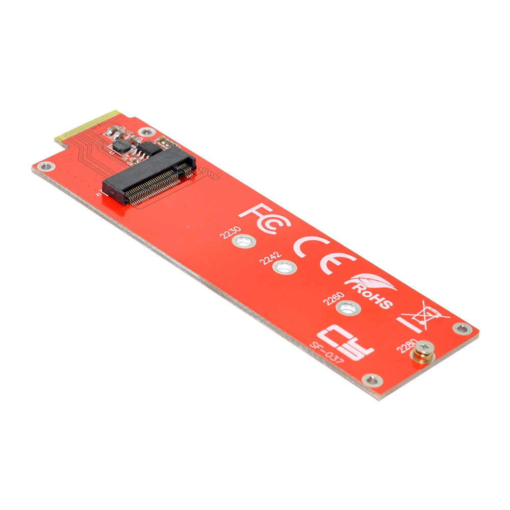 NVMe NGFF M-key 4X Host Adapter to Ruler 1U GEN-Z EDSFF Short SSD E1.S Carrier Adapter