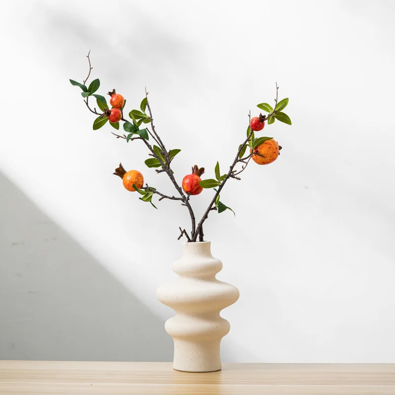 

Mordison trend spiral firing ceramic vase living room ornaments decorations dried flowers hydroponic flower inserts