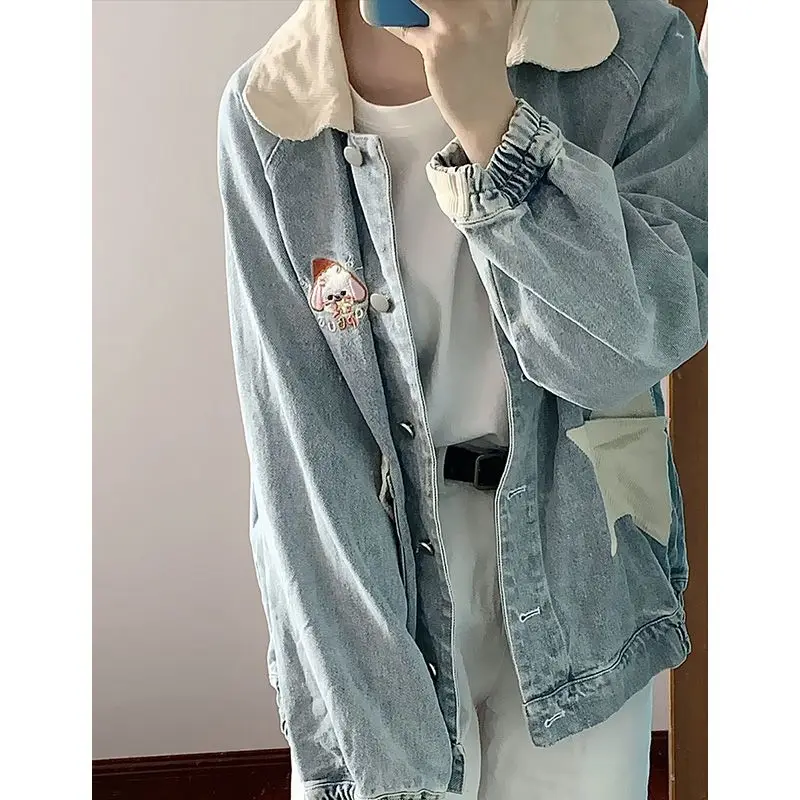 Pure Cotton Short Sleeved T-shirt for Women Loose Top Solid Color Korean Version Ins College Style Summer Clothing New 2024